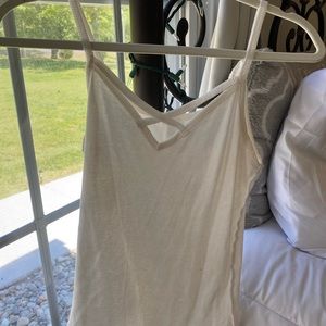 white tank top